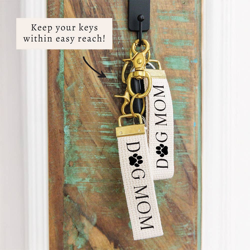 Dog Mom Keychain