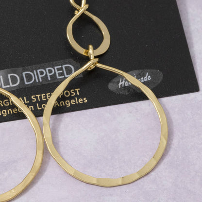 Infinity Twist Drop Earrings