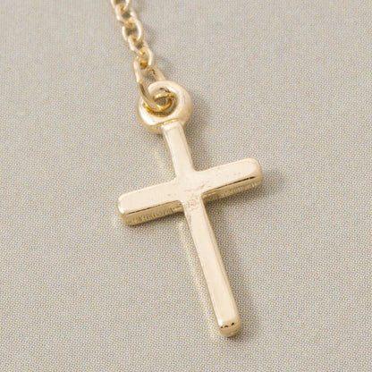 Cross Pendant Y Chain Necklace