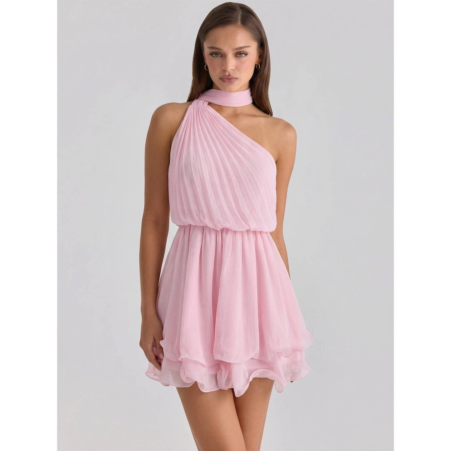 Madison Halter Neck Mini Dress