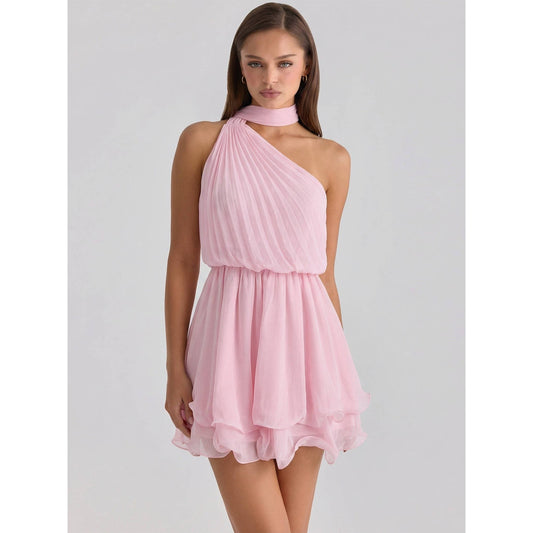 Madison Halter Neck Mini Dress