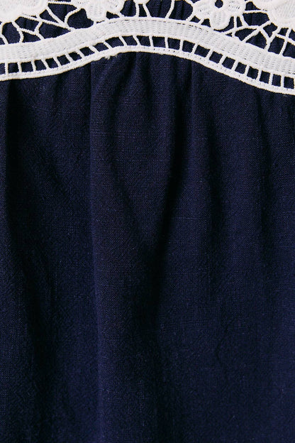 Alicia Lace Detail Mini Skirt