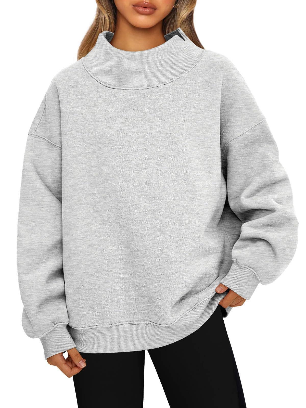 Regina Mock Neck Sweatshirt