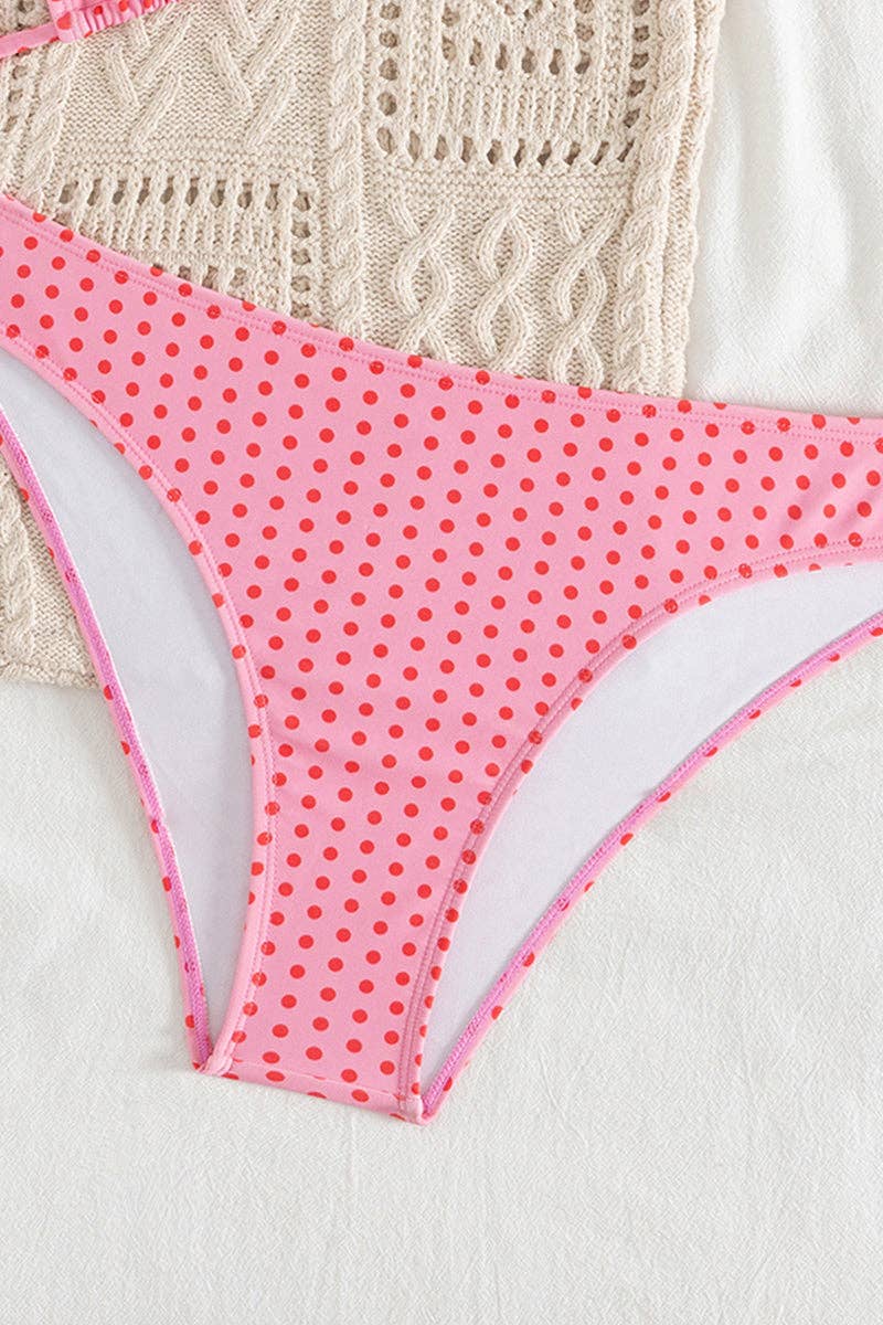 Penelope Polka Dot Halter Bikini Set