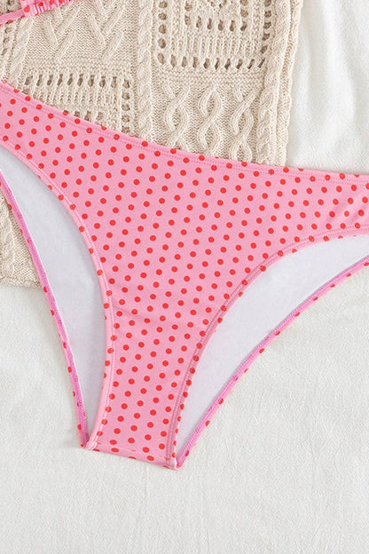 Penelope Polka Dot Halter Bikini Set