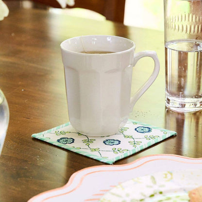 Carolina Canvas Coasters - Blue, SumnerEdit (Set of 4)