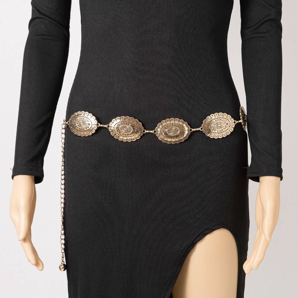 Concho Disc Chain Belt