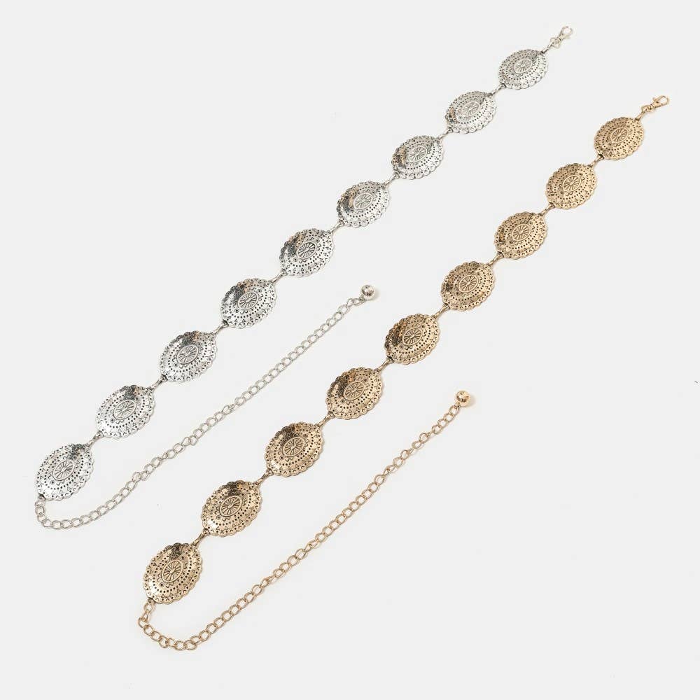 Concho Disc Chain Belt