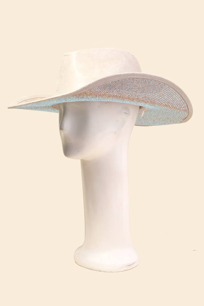 Rhinestone Brim Cowboy Hat