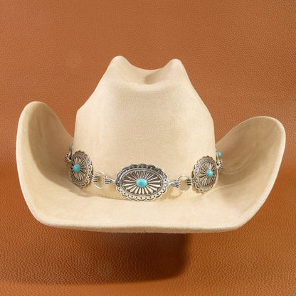 Turquoise Concho Cowboy Hat
