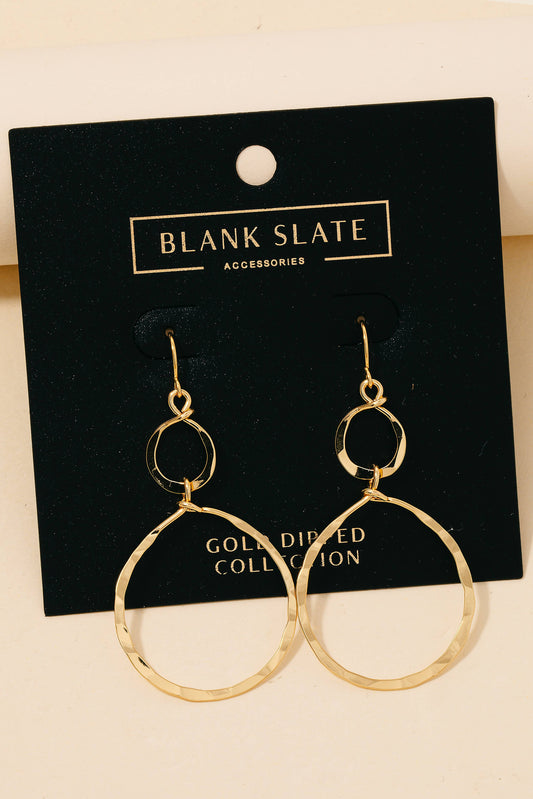 Infinity Twist Drop Earrings