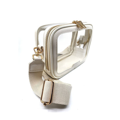 Clear Square Stadium Concert Crossbody Bag