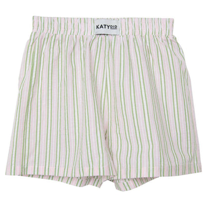 Light Pink and Green Striped Boxers