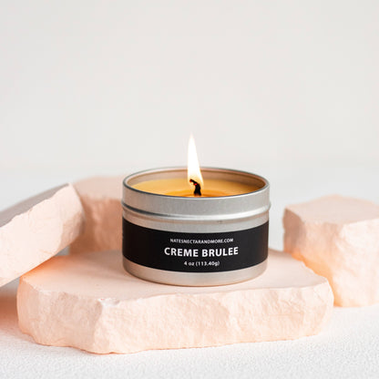 Creme Brulee Beeswax Candle