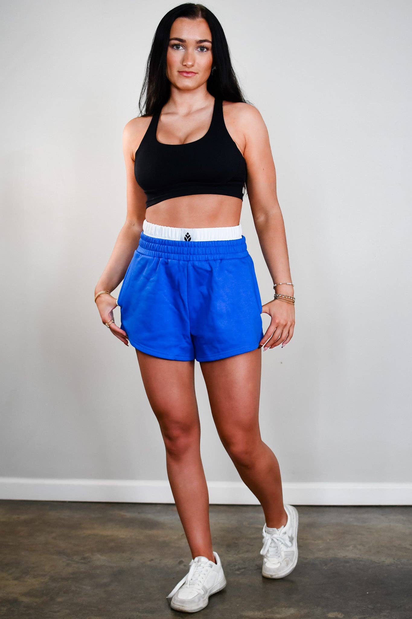 Double Up Shorts Royal Blue