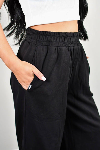 Lexa Baseline Straight Leg Joggers - Black