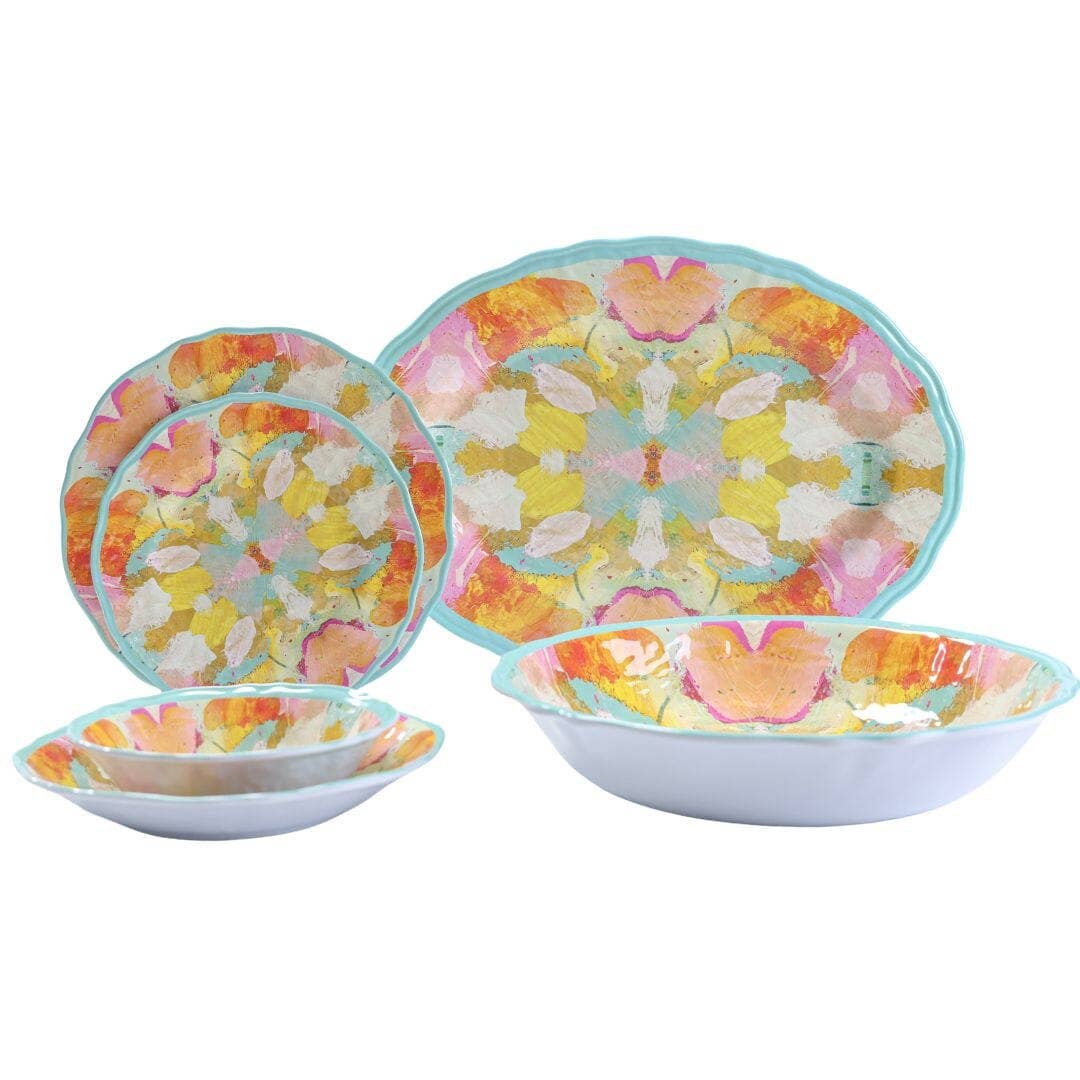 Laura Park Marigold Melamine 4 Piece Set