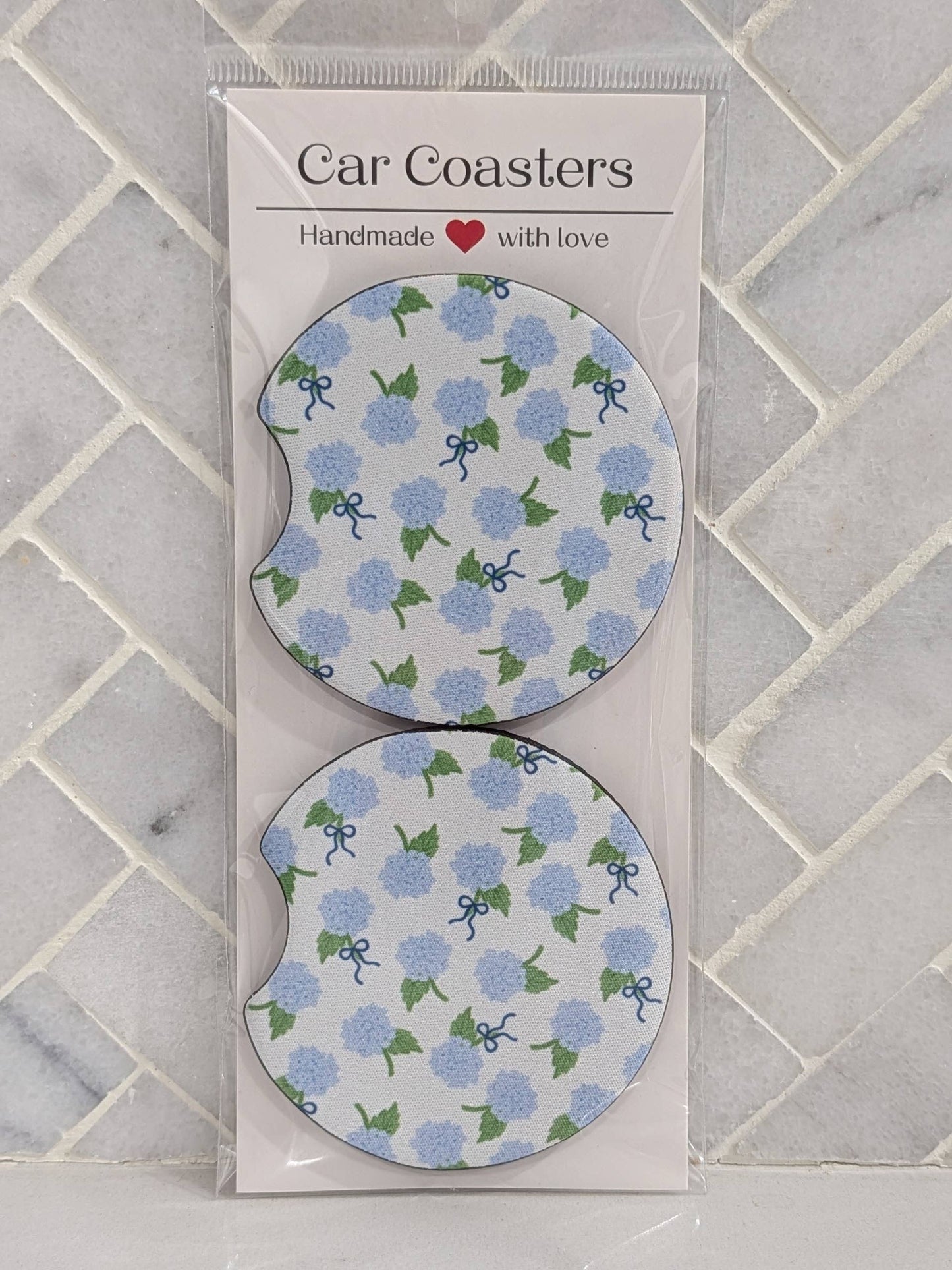 Hydrangea Flower Car Coasters
