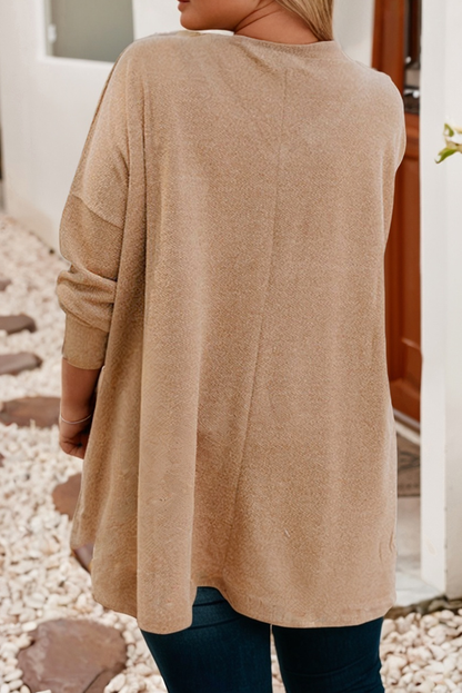 Ella Plus Size Knit Tunic Top