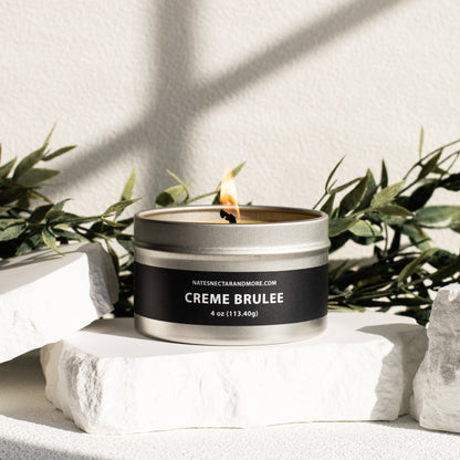Creme Brulee Beeswax Candle
