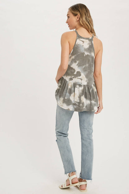 Tina Tie Dye Halter Neck Top
