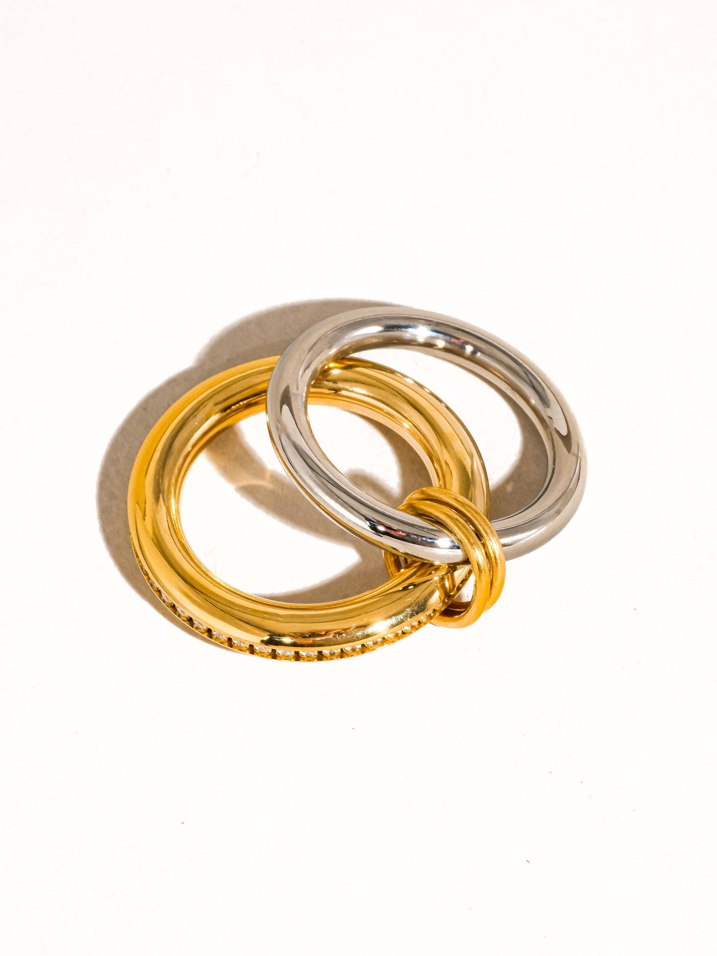 Bayard 18K Gold Non-Tarnish Multi Stack Ring