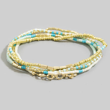 Dainty Assorted Bead Bracelet Set