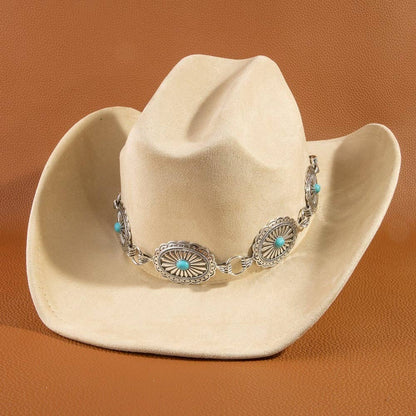 Turquoise Concho Cowboy Hat