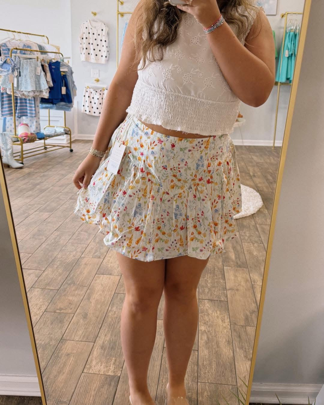 Penelope Printed Mini Skirt