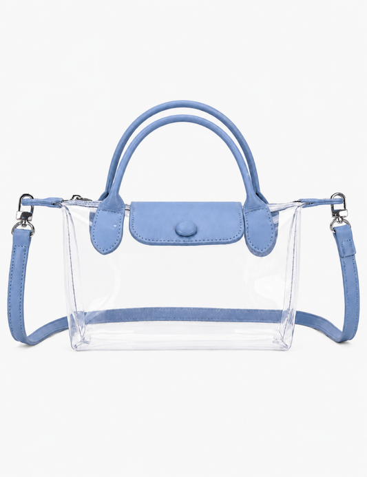 Jelly Crossbody Double Handle Handbag