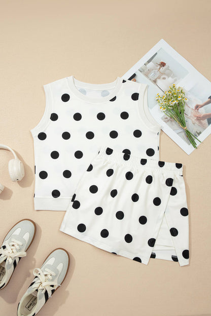 Holly Polka Dot Skort Set
