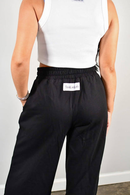 Lexa Baseline Straight Leg Joggers - Black