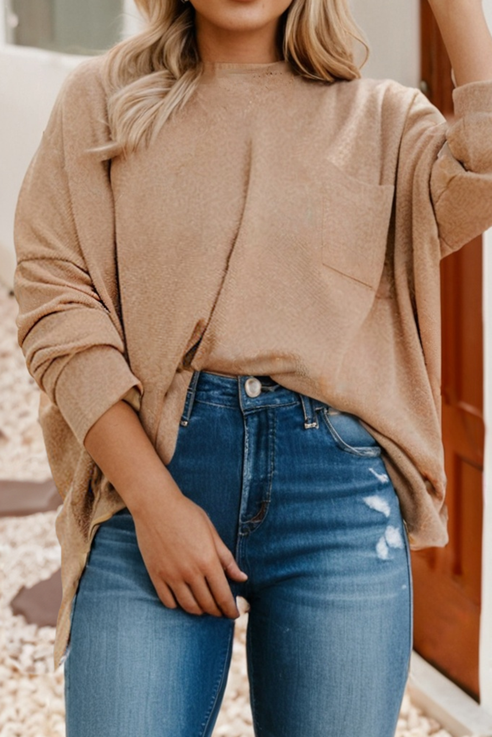 Ella Plus Size Knit Tunic Top