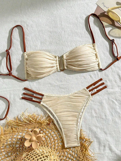 Alexandria 2 Piece Spaghetti Strap Triangle Bikini
