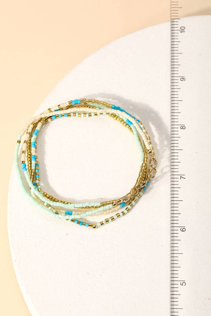 Dainty Assorted Bead Bracelet Set