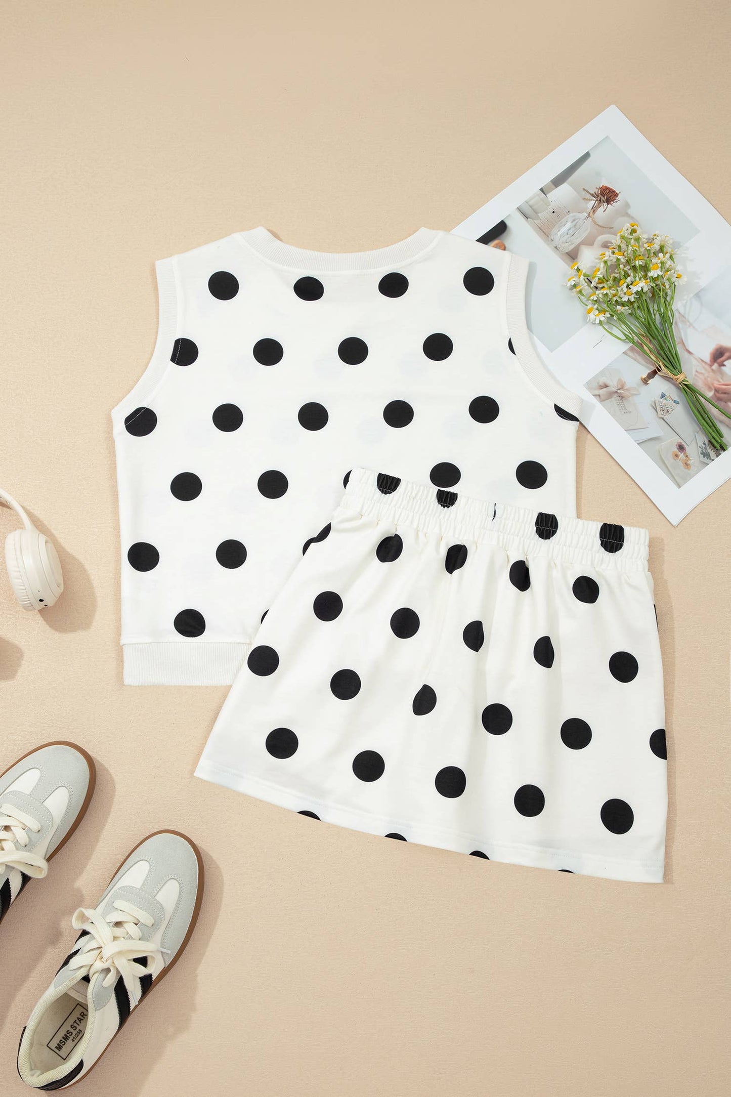 Holly Polka Dot Skort Set
