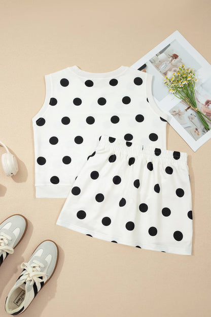 Holly Polka Dot Skort Set