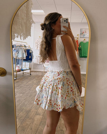 Penelope Printed Mini Skirt