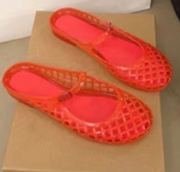Red Jelly Sandal