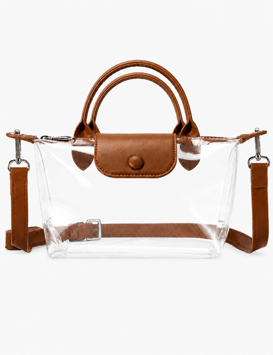 Jelly Crossbody Double Handle Handbag