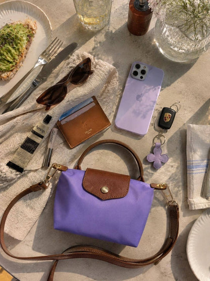 Nylon Mini Crossbody & Purse Bag with Detachable Strap
