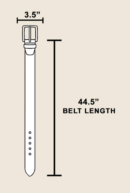 Vegan Leather Chain Belt