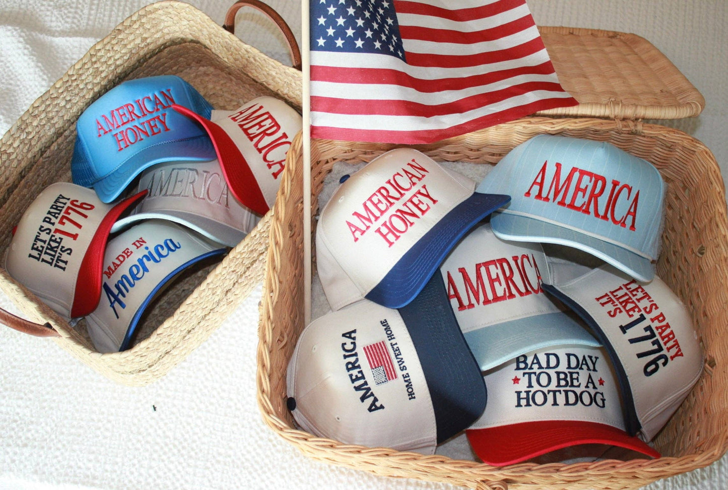 America Light Denim/Red