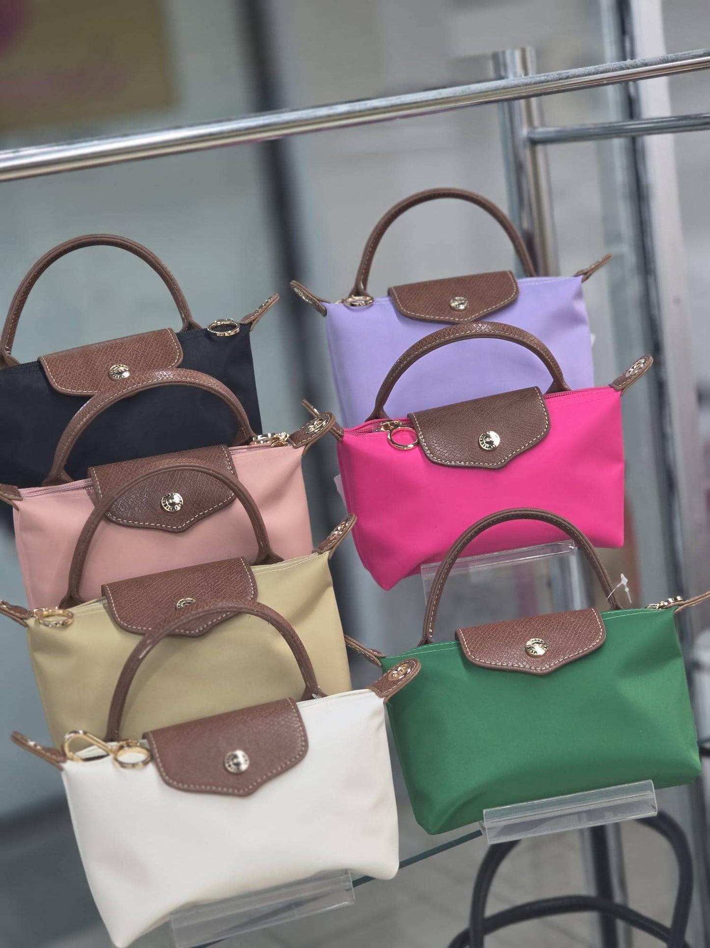 Nylon Mini Crossbody & Purse Bag with Detachable Strap
