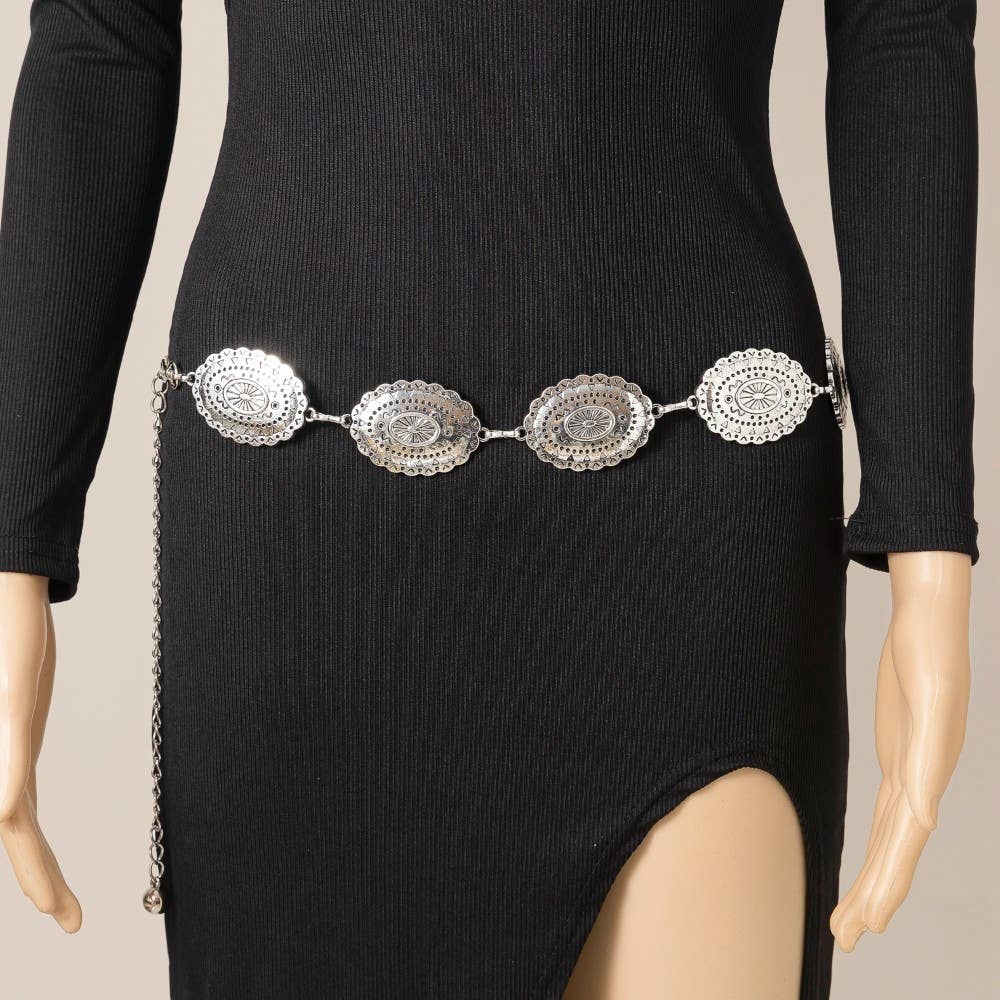 Concho Disc Chain Belt