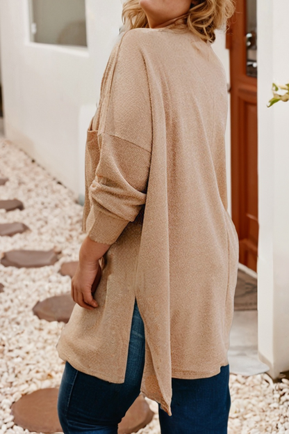 Ella Plus Size Knit Tunic Top