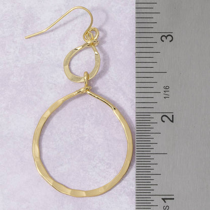 Infinity Twist Drop Earrings