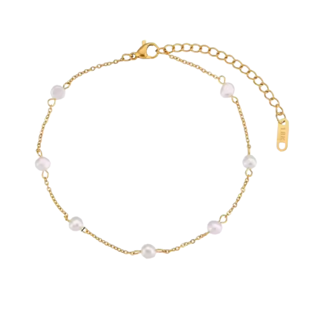 Pearl Station Anklet
