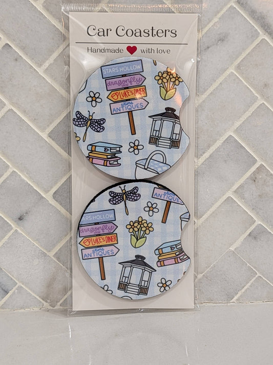 Summer Stars Inspired Car Coasters