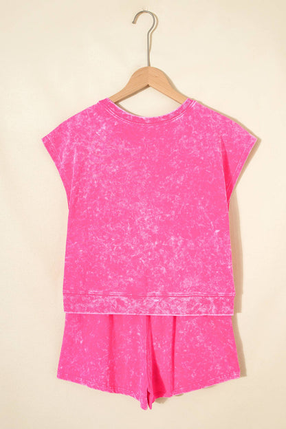 Katie Drawstring Shirt and Shorts Set